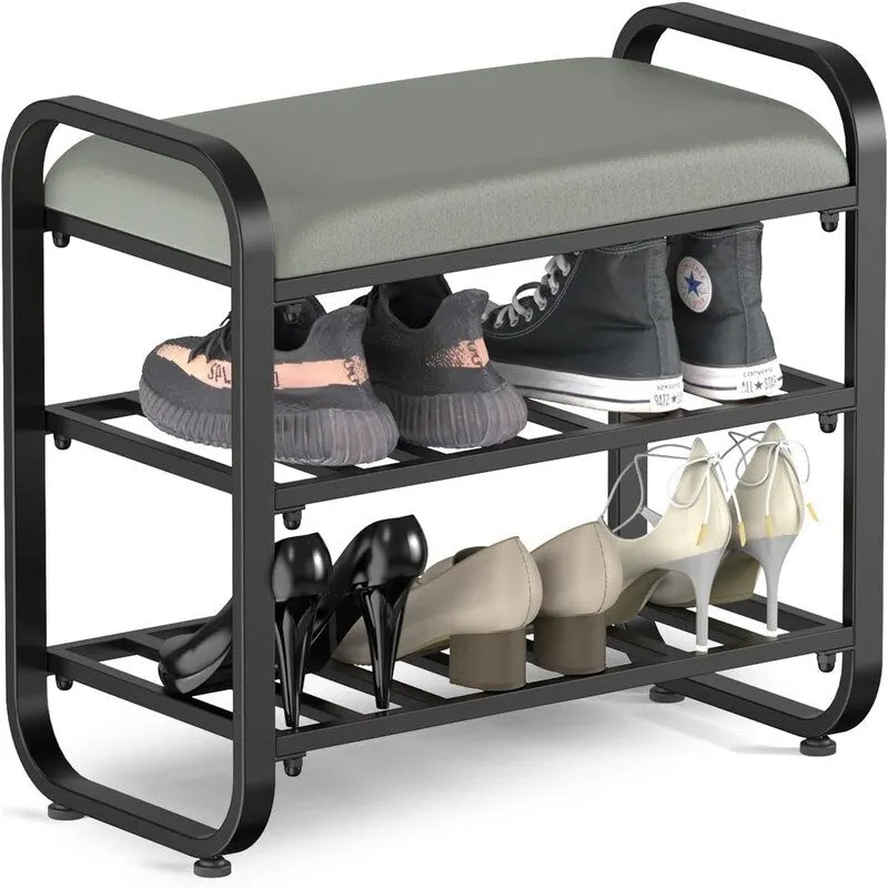 3-Tier Shoe Rack - 12.6 D x 23.62 W x 20.8 H