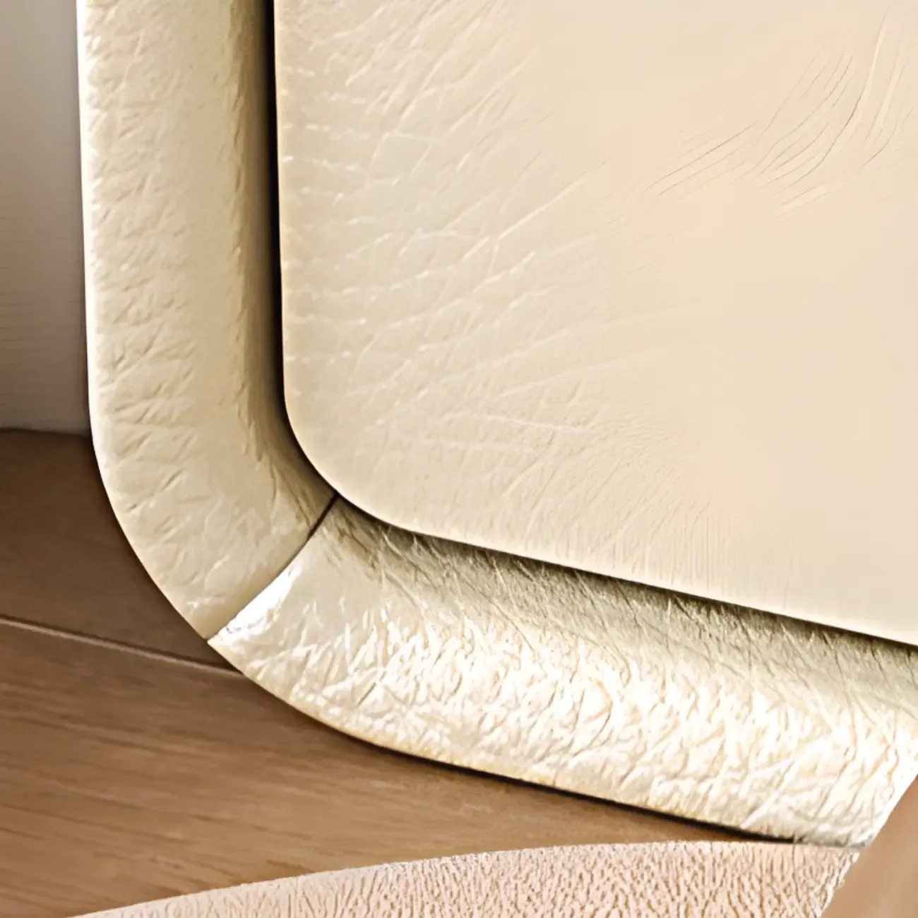 Trendy Narrow Wooden Sleek Edge 2-Drawer Nightstand