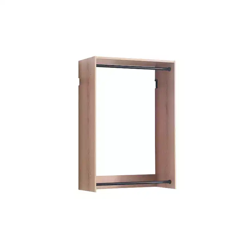 HomeStock Devi Wall Mounted Walk in Wood Closet System