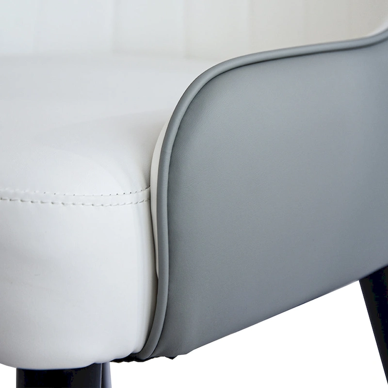 set of 2 Modern PU Leather Dining Chairs