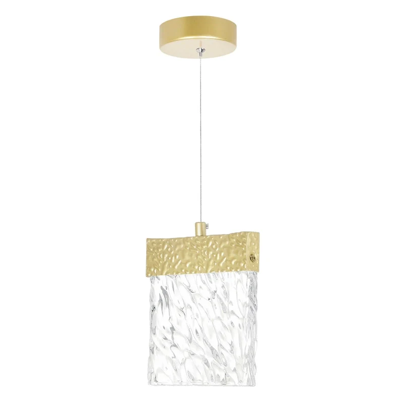 Carolina LED Pendant With Gold Leaf Finish - Gold Leaf
