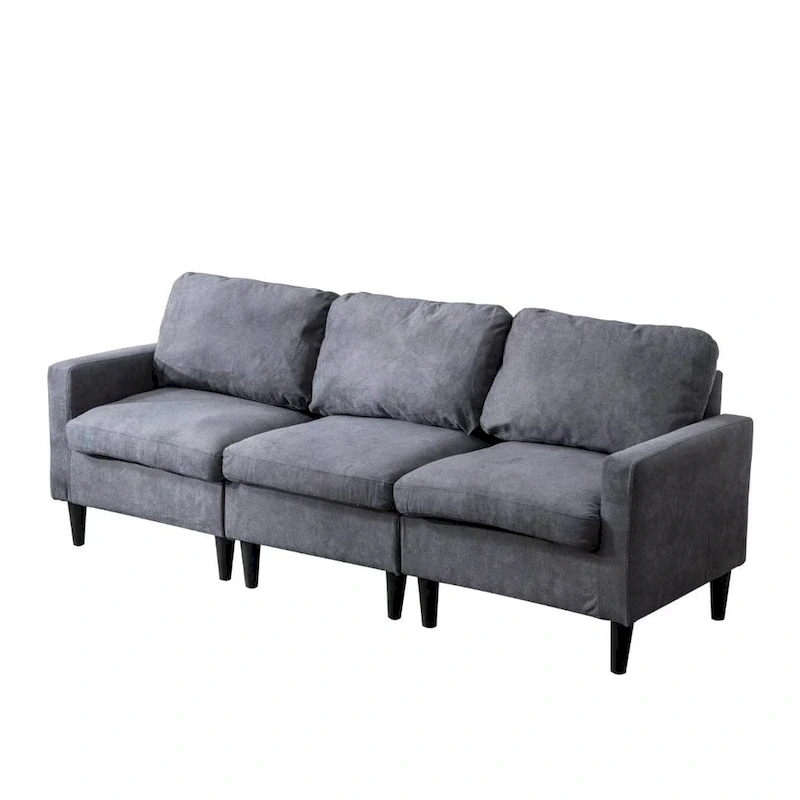 DIY Convertible Sectional Sofa Couch with Ottoman