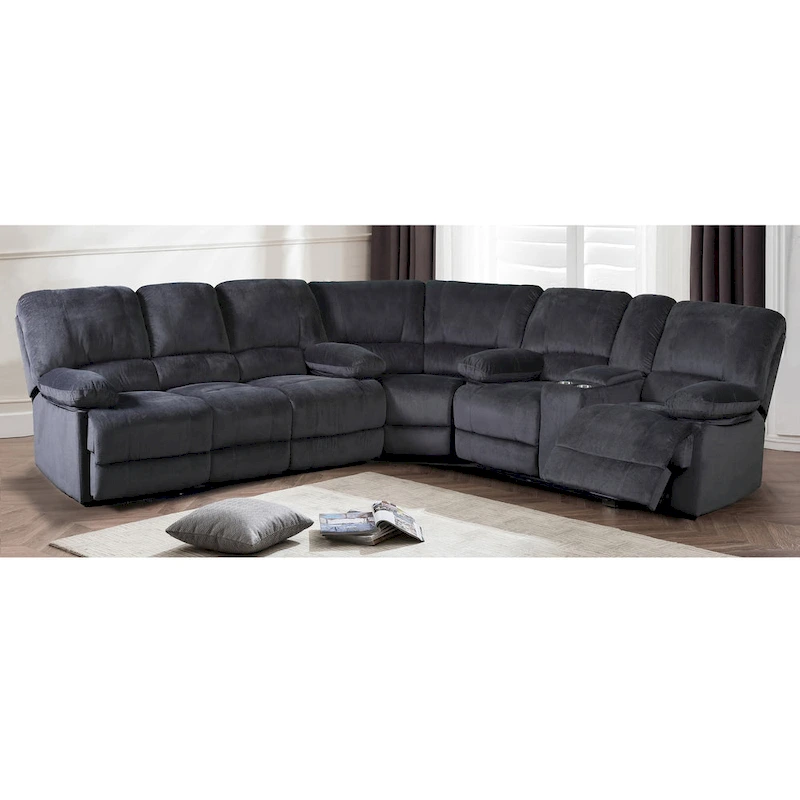Kevin Transitional Polyester Sectional