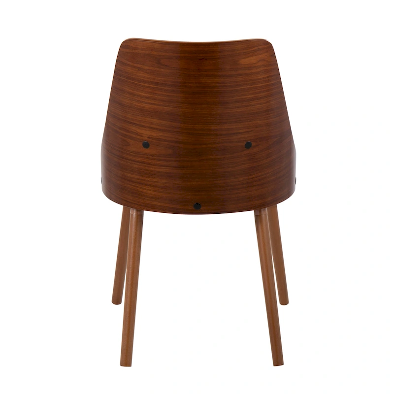 Carson Carrington Vallemala Mid-Century Chair with Tapered Wood Legs - Set of 2