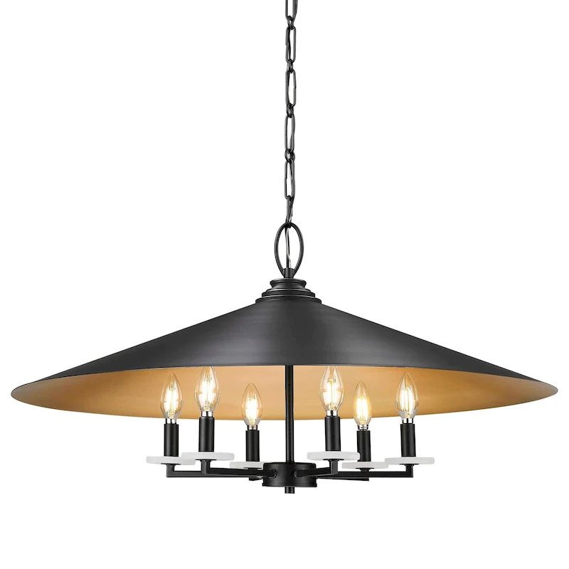 Z-Lite 1953-32 Rialto 6 Light 32  Wide Pendant
