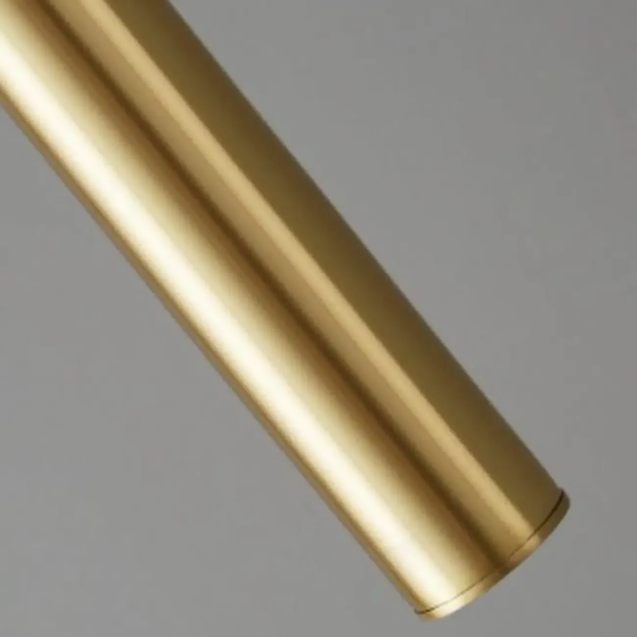 Elegant Gold Cylinder LED Wall Sconce with Crystal Deco