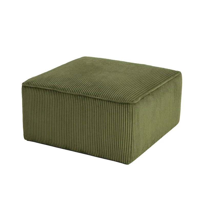 Christopher Knight Home - Yzabella Faux Leather Square Ottoman