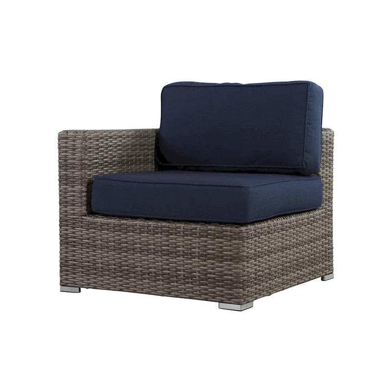Wicker/Rattan 4 - Person Seating Group with Sunbrella Cushions