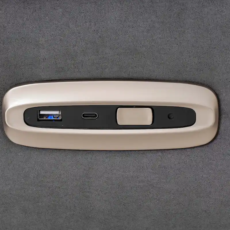 Power Swivel Recliner With USB Charger and Bluetooth Music Player