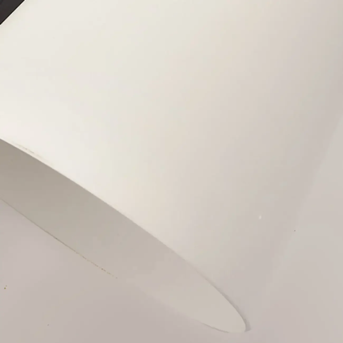 Simple Curved Black Metal Vanity Light with Glass Shade