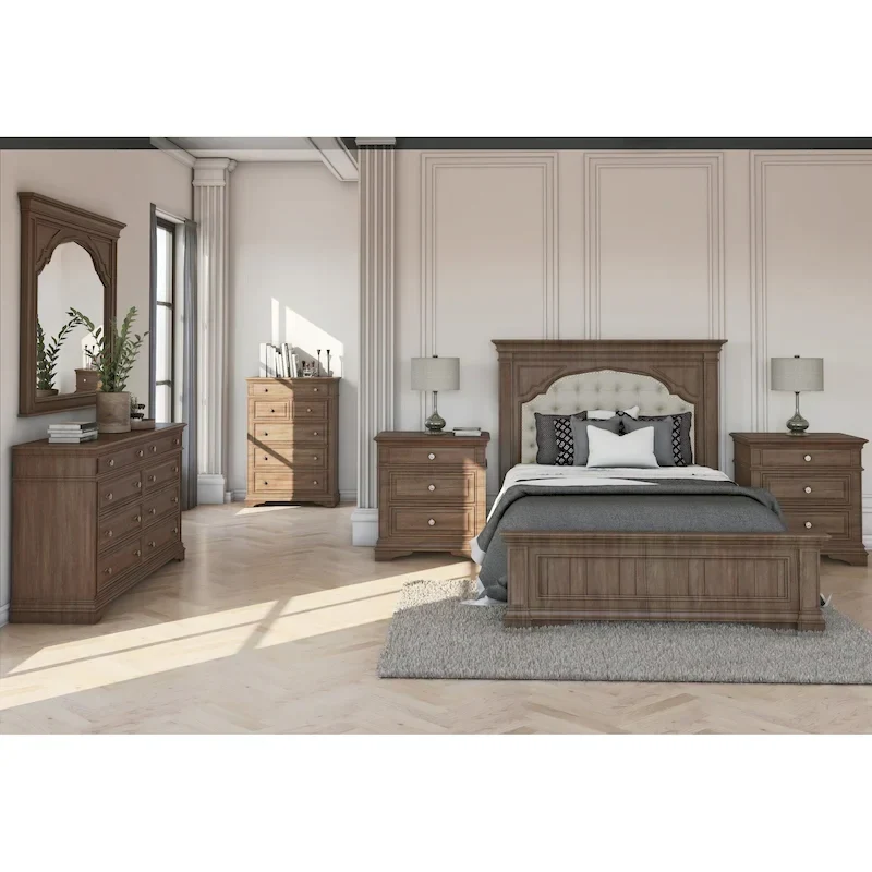 Steve Silver Havenwood 6-piece Upholstered Panel Bedroom Set