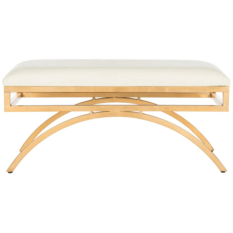 SAFAVIEH Belinda Modern Glam Arc Bench - 38 x 18 x 18.3 - 38Wx18Dx18H
