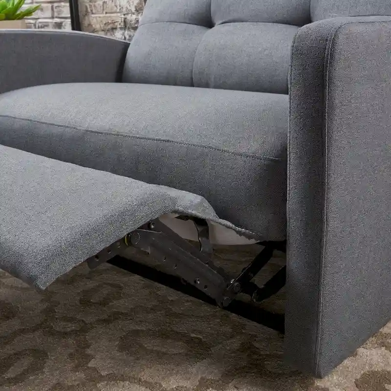 Fabric 2-Seater Recliner Club Chair