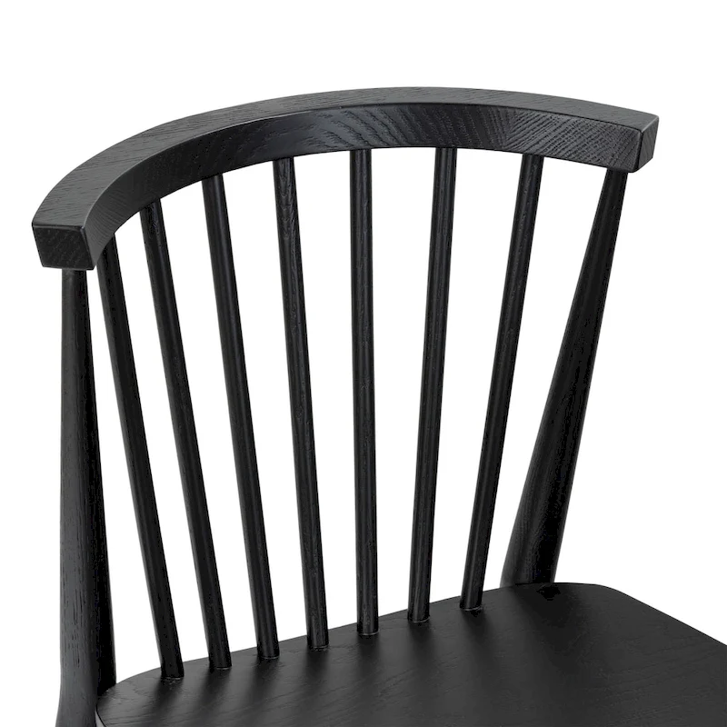 Poly & Bark Ligna Dining Chair - Spindled Bark with Solid Wood Frame