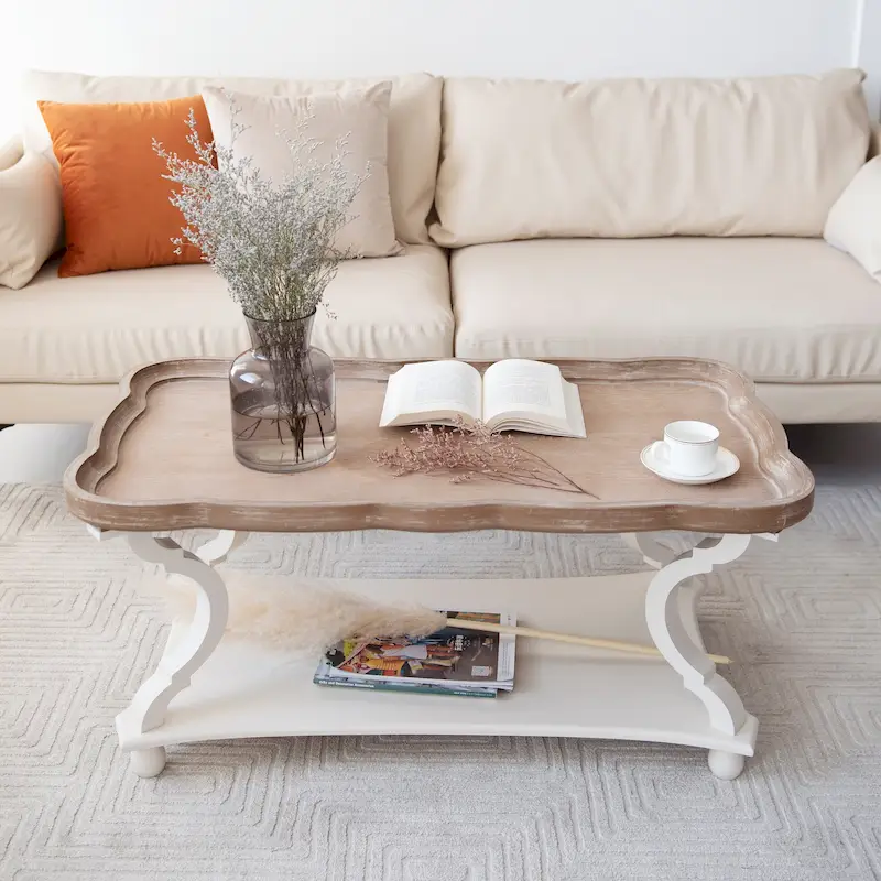 Rustic Farmhouse Cottagecore Coffee Table