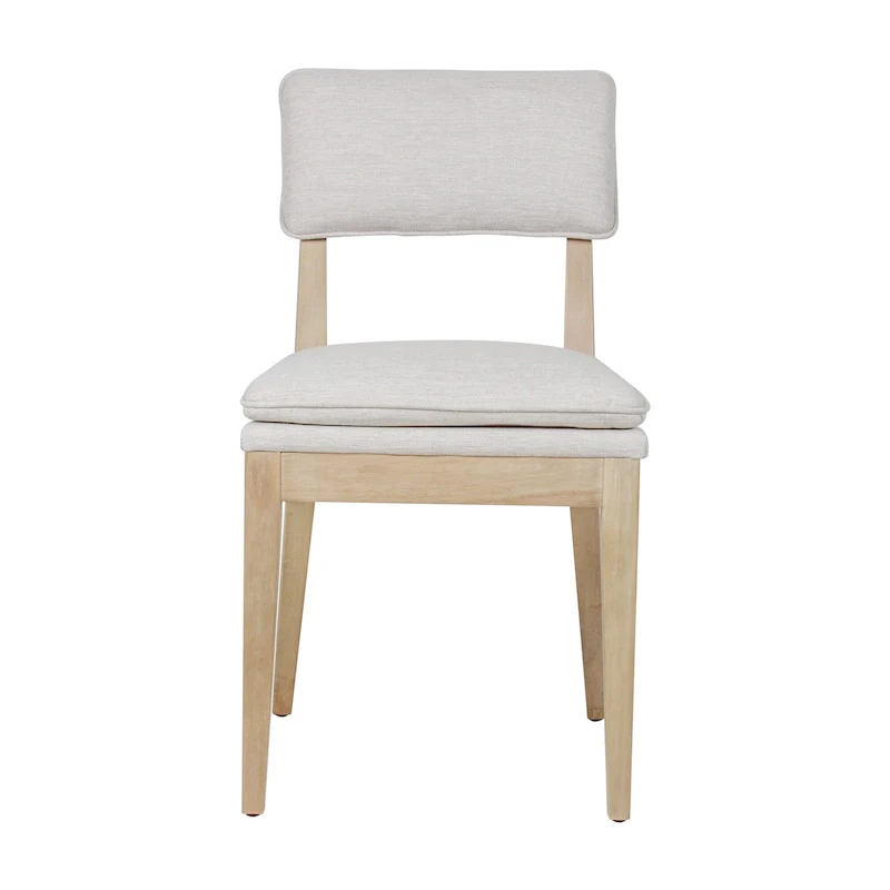 Solid Wood Upholstered Dining Chairs (Set of 2) by East at Main