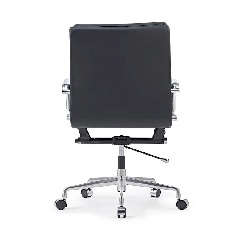 Office Chair PU Leather Adjustable ErgoChair with Thickened Cushion - N/A