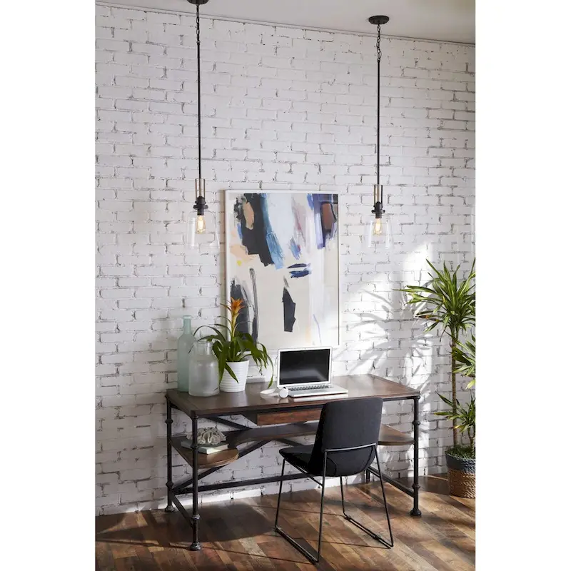 Progress Lighting Rushton 9  Wide Mini Pendant