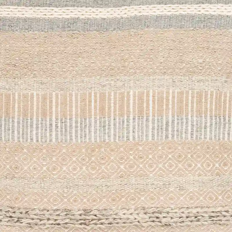 Farmhouse Patchwork Square Pouf
