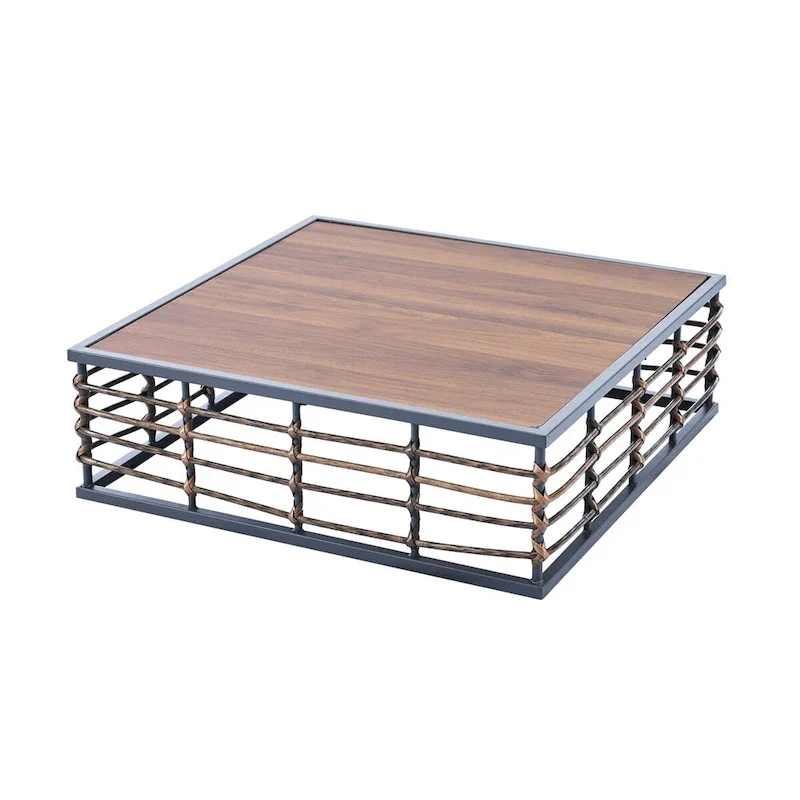 Patio Sectional Sofa Set,Garden Conversational Furniture Set,7 PCS