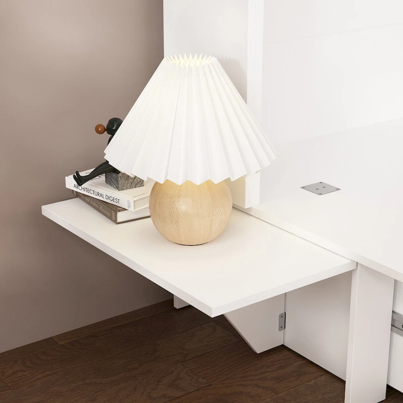 Space-Saving Murphy Bed with Storage Cabinet, Ideal for Apartments