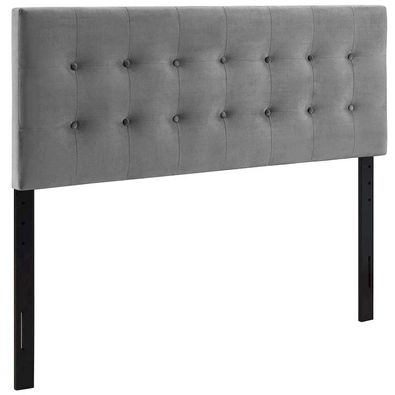 King-size Tufted Velvet Headboard