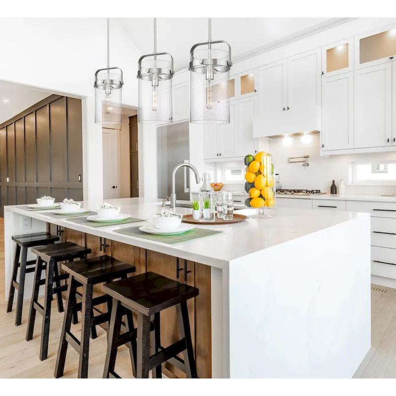 Innovations Lighting Pilaster - 1 Light 8  Stem Hung Pendant