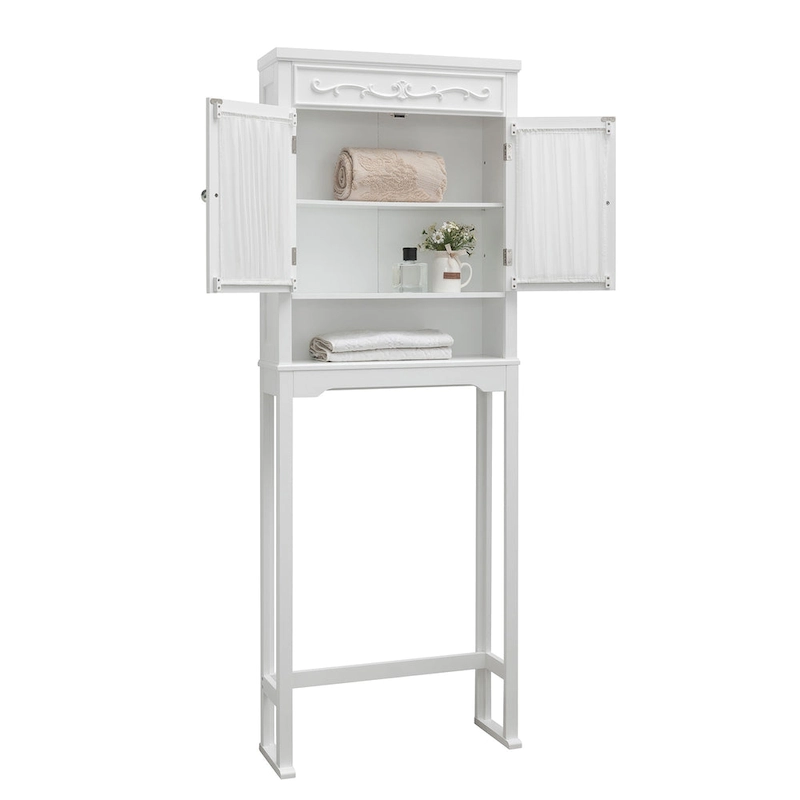 Teamson Home Lisbon Wooden Over-the-Toilet Space Saver