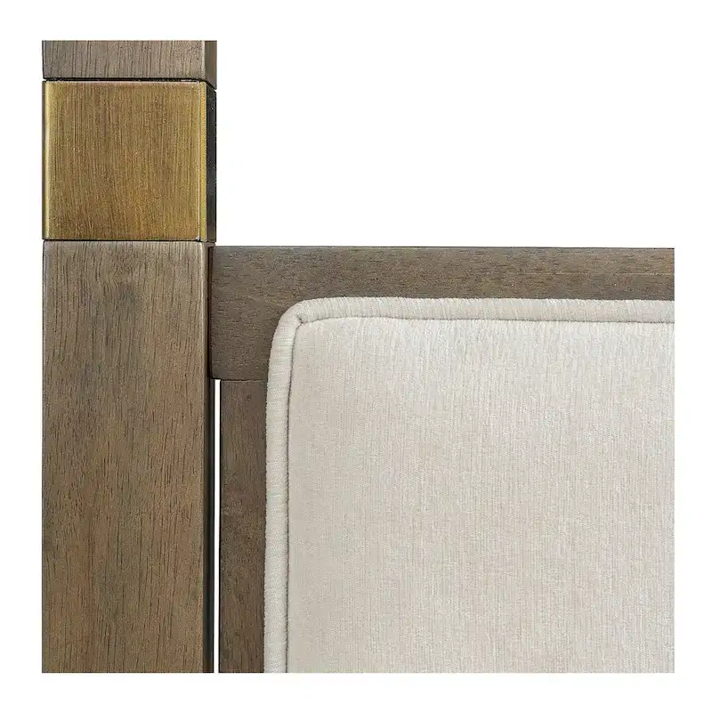 Madison Park Cheshire Brown Canopy Bed Queen