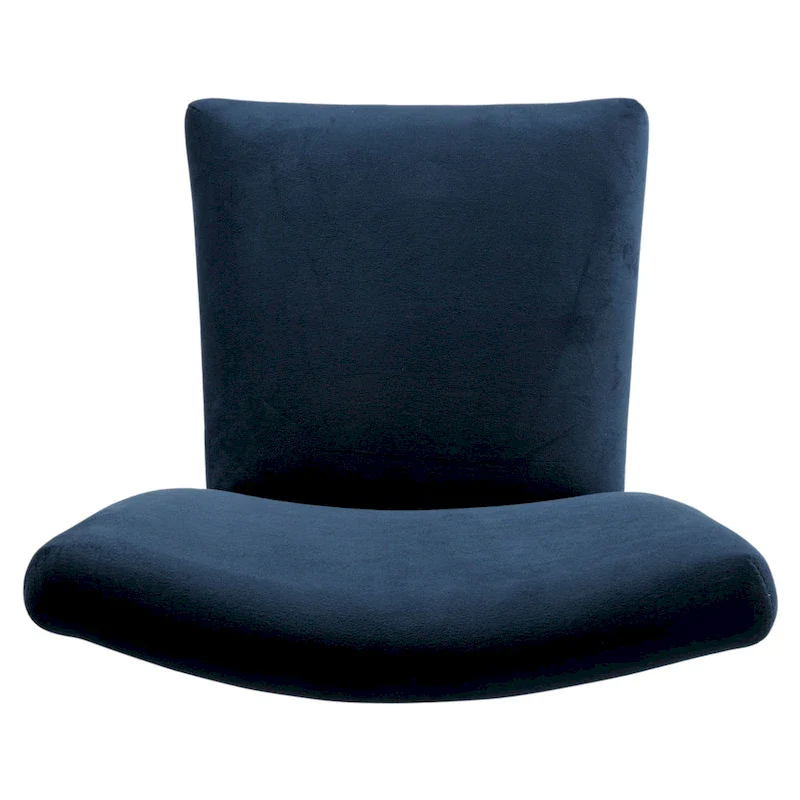 Classic Dark Navy Blue Velvet Parsons Dining Chair