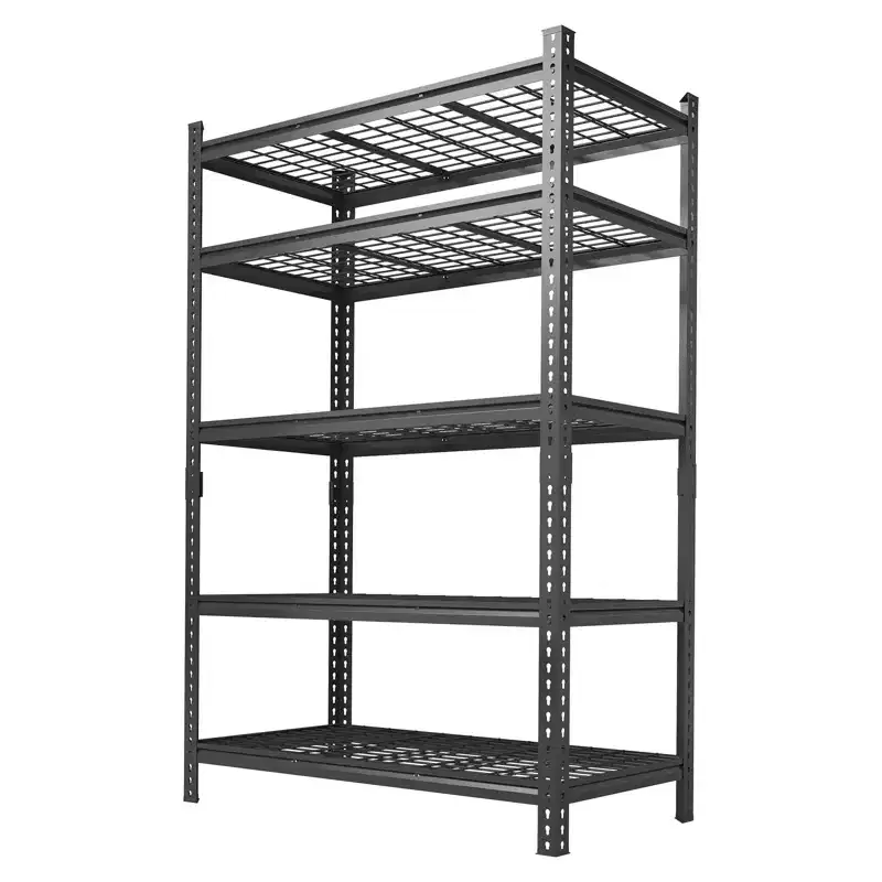 Heavy Duty 5-Tier Metal Shelving Unit 2500 lb Capacity - 36x16x72 Adjustable Storage for Garage and Pantry