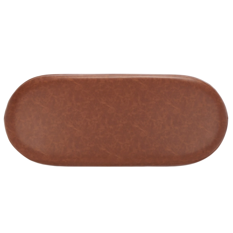 SAFAVIEH Sannie Oval Bench - 50 W x 20 D x 19 H - 50Wx20Dx19H