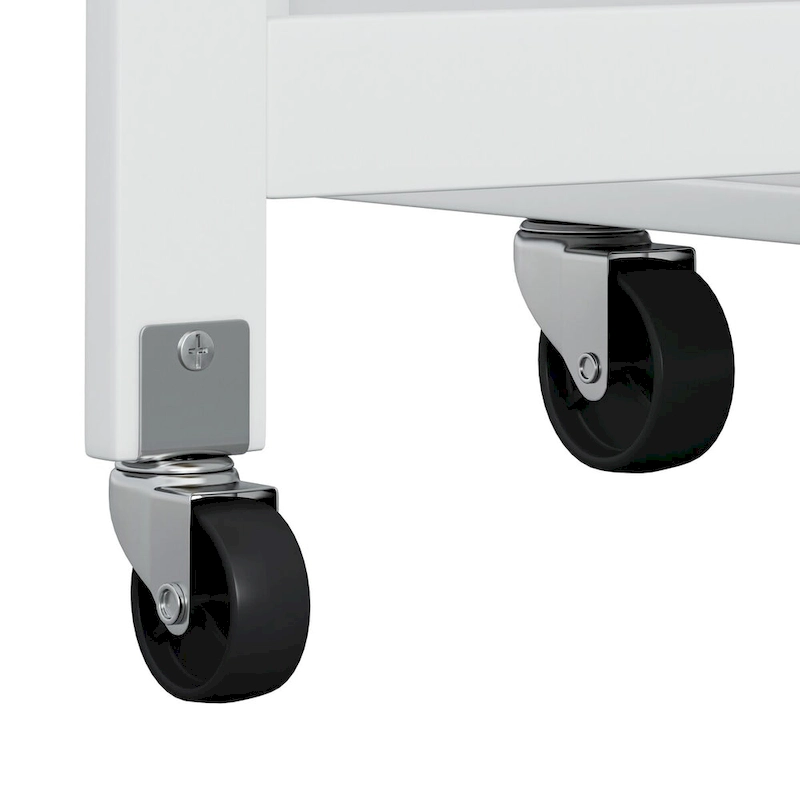 Multi-Functional Kitchen Island Cart with Spice Rack, Towel Holder, Wine Rack, and Foldable Rubberwood Table Top