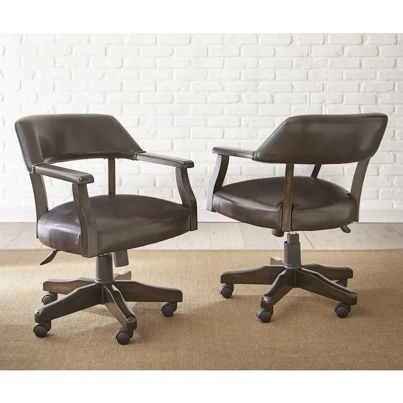 Steve Silver Reynolds Adjustable Captains Chair with Casters