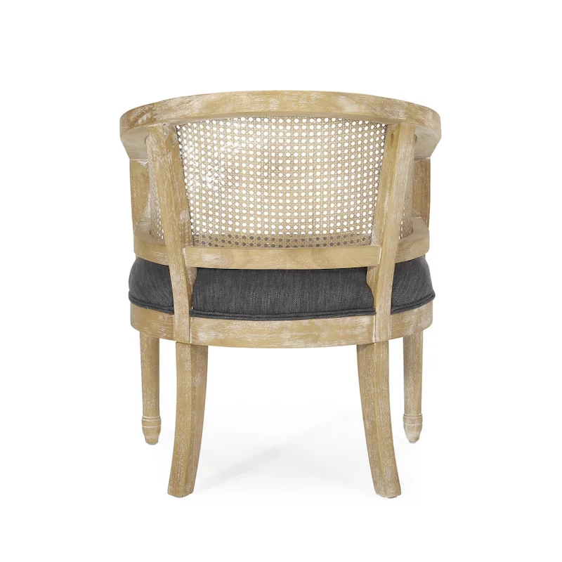Steinaker Wood and Cane Accent Chair