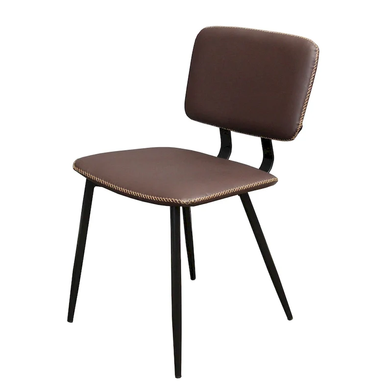 Multi-Color Faux Leather Dining Chair, Single Seat