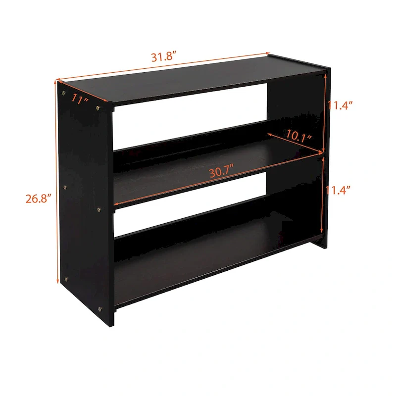 Twin Low Loft Bed with Storage Cabinets, Shelves & Ladder – White / Gray / Espresso, Pine Wood, Single