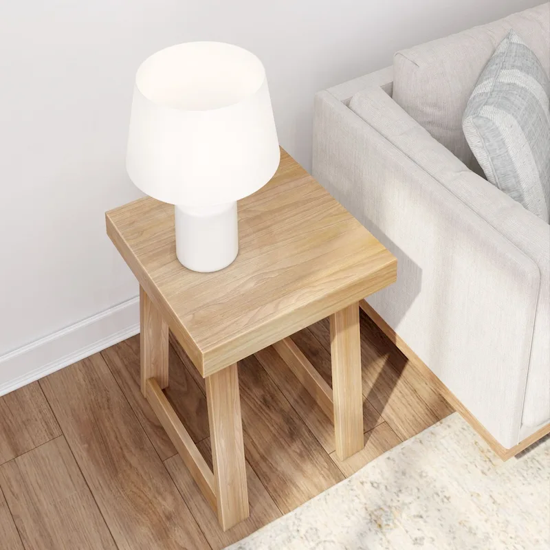 Plank and Beam Classic Square Side Table - 20.25