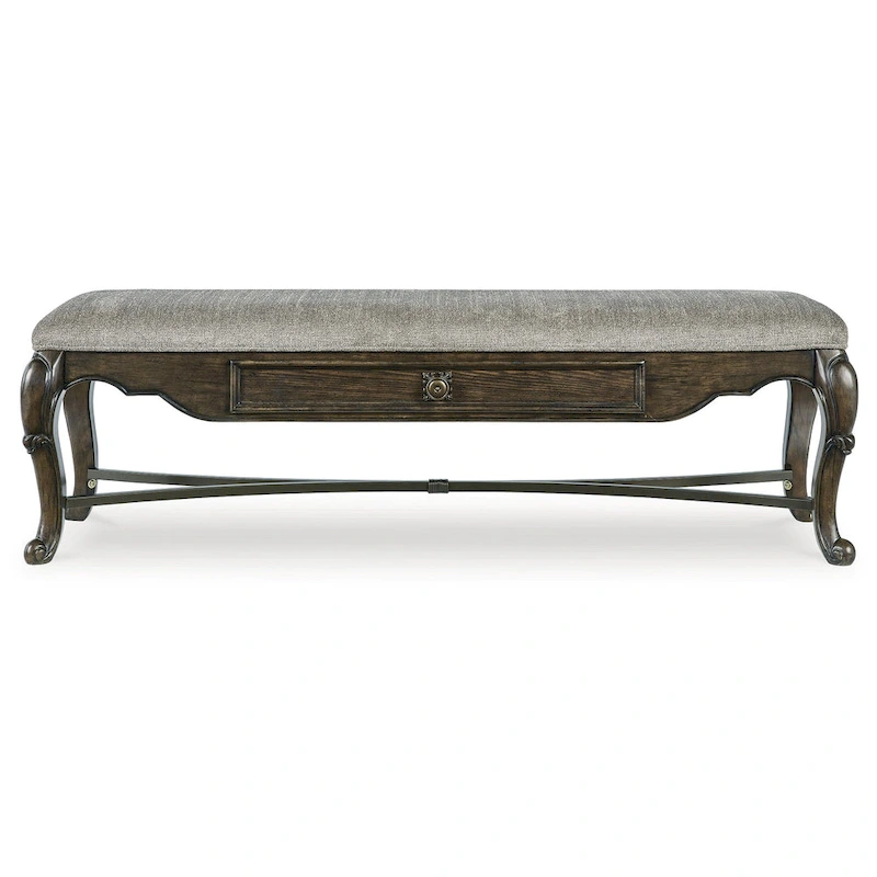 Signature Design by Ashley Maylee Dark Brown 63 Dining Bench - 63.25W x 17.5D x 20.25H