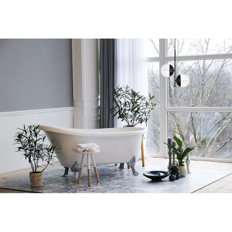 Modern 2-light 17-inch Double Bubble Pendant w/ Clear Glass