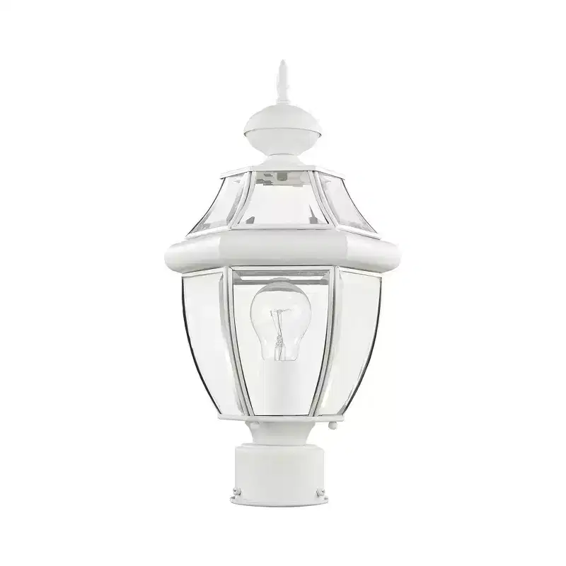 Livex Lighting Monterey 1 - Light Post Light in White