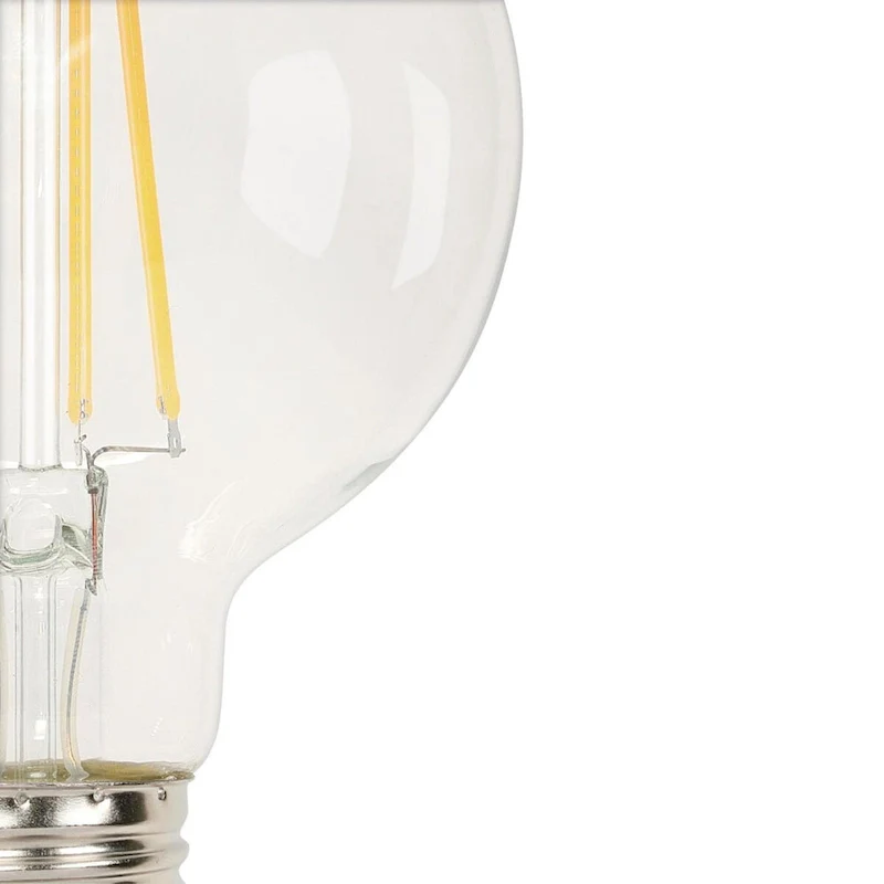 Westinghouse Lighting 5.5-Watt (40-Watt Equivalent) Clear G25 Dimmable Filament LED Light Bulb, Medium Base