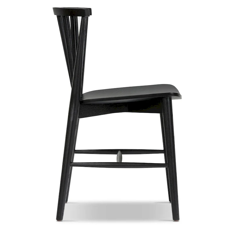 Poly & Bark Ligna Dining Chair - Spindled Bark with Solid Wood Frame
