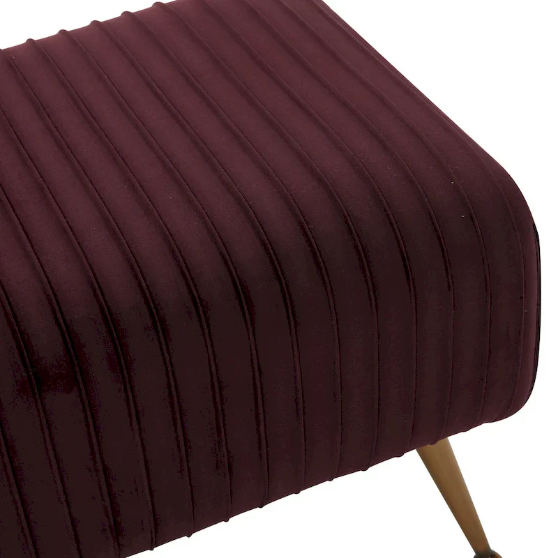 Contemporary Velvet Bench 60