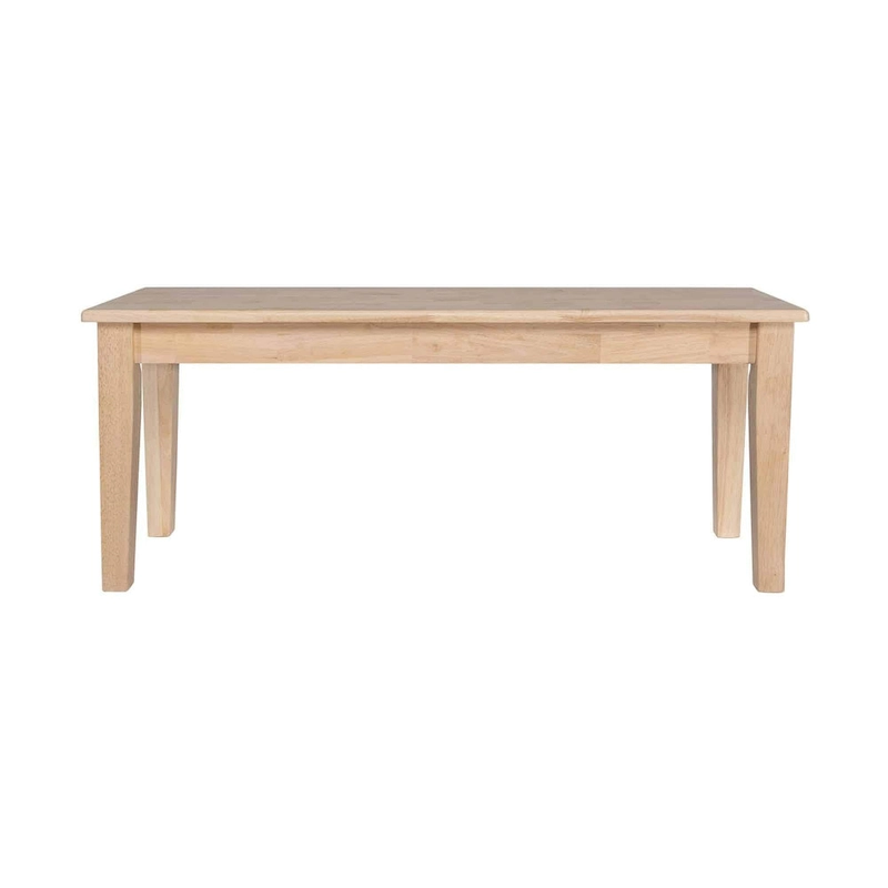 Shaker Style Solid Wood Dining Bench