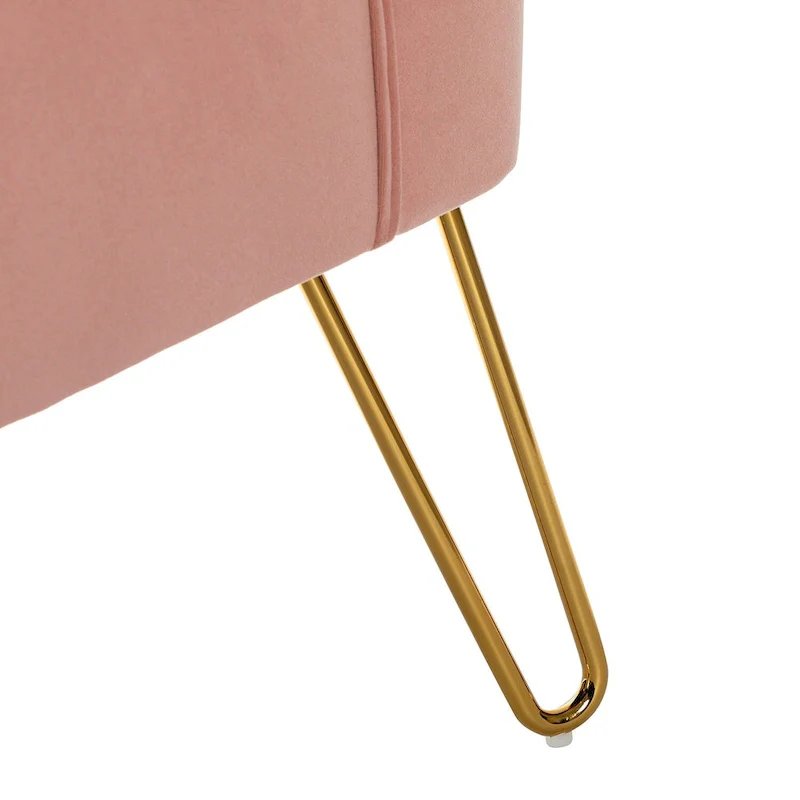 Barto Upholstered Side Chair with Tufted Back Set of 2 by HULALA HOME