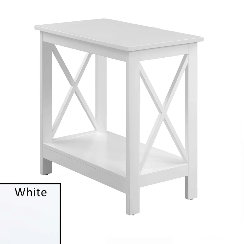 Chairside End Table with Shelf