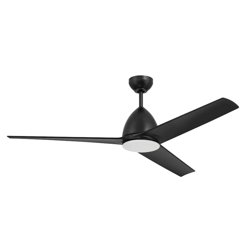 Craftmade Nitro 54  Indoor/Outdoor Dual Mount Ceiling Fan with LED Light Kit & Remote/Wall Controls Included