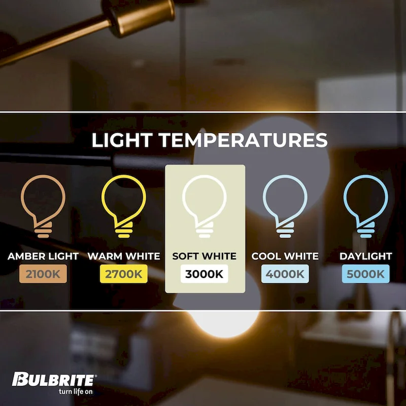 Bulbrite LED Filament Pack of (4) 7 Watt Dimmable A19 Light Bulbs with Milky Finish and Medium (E26) Base - 3000K