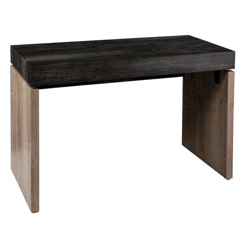 SEI Furniture Hedgefield Transitional Wood Black Desk